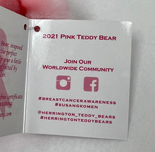 Load image into Gallery viewer, 2021 Pink Teddy Bear-Limited Edition