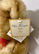Load image into Gallery viewer, 2006 Chris Herrington Signature Teddy Bear with red ribbon