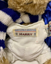 Load image into Gallery viewer, 2001 10” Harry & Hannah Christmas Adventure North Pole Set of 2 Teddy Bears