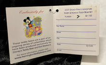 Load image into Gallery viewer, 2007 Harry & Hannah Walt Disney Teddy Bear Weekend Pirate Adventure Teddy Bears Set