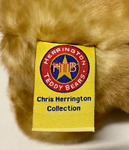 Load image into Gallery viewer, 2006 Chris Herrington Signature Teddy Bear with red ribbon