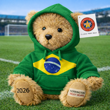 Load image into Gallery viewer, Brazil Flag Series Teddy Bear
