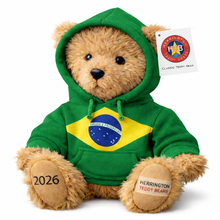 Load image into Gallery viewer, Brazil Flag Series Teddy Bear
